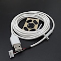 Miniatyrbillede 5 af 5: USB-kabel og fødder museledning til Logitech G102 gamingmus udskiftningsledning (sort)