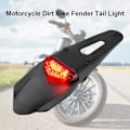 Miniatyrbillede 3 af 5: Motorcykel LED baglygte med mudderklap, baglygter til