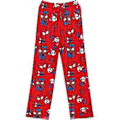 Pikkukuva 1 / 2: Piirrettyjen hahmojen pyjamahousut, rento yöasu, loungewear-housut, naisille, teineille ja tytöille (Punainen kissa M)