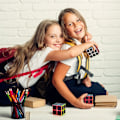 Miniatyrbillede 5 af 5: Speed ​​Cube Sæt, 2x2x2 3x3x3 Speed ​​Magic Cube, Carbon Fib