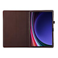 Pikkukuva 3 / 4: Litchi-tekstuurilla varustettu tabletin suojakotelo Samsung Galaxy Tab S9+:lle (Ruskea)