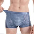 Miniatyrbild 5 av 5: Nya Heta Nylon Ice Silk Andningsbara Herrkalsonger, Herrars Sömlösa Ice Silk G-String Underkläder (XXL Röd)