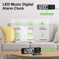 Miniatyrbild 2 av 5: Digital väckarklocka, väggklocka väckarklocka morgon LED digital M