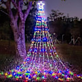 Miniatyrbilde 1 av 5: Utendørs Julepynt 335 LED Stjernelys