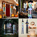 Pikkukuva 2 / 5: Halloween riippuva haamu, Halloween riippuva koriste LED-valolla