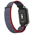 Pikkukuva 4 / 5: PC-kotelo + Nylon-lenkkiremmi Xiaomi Mi Band 7 Pro:lle (Vaaleanpunainen)