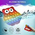 Miniatyrbild 2 av 5: 2 st Silikon Push Bubble Sensorisk Leksak, Hållbar Flerfärgad f