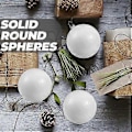 Miniatyrbillede 2 af 4: 50 stk. Bryllupsdekoration Modellering Håndværk Solide Polystyrenkugler Runde Kugler DIY Materiale (Solid 6cm)