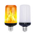Miniatyrbild 1 av 5: E27 Gul Ljus, Rum Flamma Glödlampa, E27 LED Flamma Effekt Glödlampa, 4 L