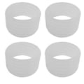 Miniatyrbilde 1 av 5: 4 stk Tennis Racket Grip Fix Ringer Myke Silikon Elastiske Racket Håndtak Gummiring Sportsutstyr (klarering)