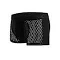 Miniatyrbillede 1 af 5: Fianao Sexy Mænd Mesh Hul Fast Farve Boxers U Konveks Underbukser Åndbar Underbukser (L Sort)