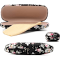 Miniatyrbilde 3 av 5: 2 stk rosa+svarte brilleetui hard shell for menn, kvinner, barn - F