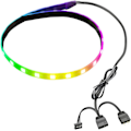 Miniatyrbild 1 av 5: 15,7 tum 5V magnetisk ARGB-remsa ARGB Aura Sync PC LED-remsa för dekoration av datorchassi