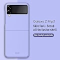 Miniatyrbild 2 av 5: Vikbart Skal för Samsung Galaxy Z Flip 3 5G Stöttåligt Ultra Slim Hårt PC-skydd (Grå)