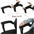 Miniatyrbild 4 av 5: 2 Kontorsstolsarmstödsöverdrag, Stretch Polyester Skyddande Kontorsstolsöverdrag Lindrar Armbågsbesvär