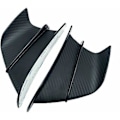 Miniatyrbilde 1 av 3: Motorsykkel Aerodynamisk Forkledning Motorsykkel Ving Side Spoiler Spoiler For Ya-ma-ha YZF R1 R25 Ninja H2 H2R B-M-W S1000RR Hon-da H2 ABS (Farge: Matt Ca