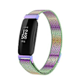 Miniatyrbild 3 av 5: Milanese Armband för Fitbit Inspire 2, Storlek S (Färgglad)