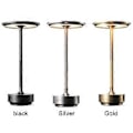 Miniatyrbillede 4 af 5: Moderne Trådløs LED Bordlampe Touch Dæmpbar USB Genopladelig Bar Natlampe (Guld)