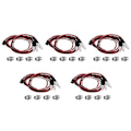 Pikkukuva 1 / 5: 4 kpl RC-LED-valosarjaa 1/10 RC-autolle, kuorma-autolle, crawlerille, RC-mallin drift-autolle, ajovalot ja takavalot, 5 mm, monivärinen