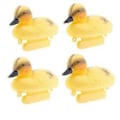 Miniatyrbillede 1 af 5: 4x Flydende ænder i naturlig størrelse Gråand Jagt Skydning Lokke Dam Floder Dekoration