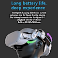 Miniatyrbilde 5 av 5: Erstatningshodeband for å forbedre VR-spillopplevelsen for Oculus Quest 2-headset