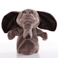 Miniatyrbild 1 av 4: (Elefant) Handdockor, Vilda Djurhuvuddockor för Barn och Spädbarn, Mjuka Plysch Zoo Djurdockor
