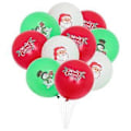 Miniatyrbillede 1 af 3: 30 stk. Julemandskostumer Festpynt Snemand Latex Ballon 4 tommer Latex Ballon