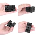 Miniatyrbild 2 av 5: Blå dröm (Noir) Kub Decompression Leksak Infinity Cube, St