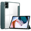 Miniatyrbillede 1 af 5: Læder Smart Tablet Etui Til Xiaomi Redmi Pad 10.6 (Mørkegrøn)