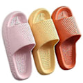 Miniatyrbillede 1 af 3: Tykke Platform Badeværelse Hjemmesko Kvinder Mode Blød Sål Eva Indendørs Slides Kvinder Sandaler 2022 Sommer Anti-slip (36-37 Khaki)