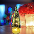 Miniatyrbild 5 av 5: Miniatyr Konstgjord Julgran 25cm LED Grön Julgran Smal
