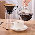 Miniatyrbillede 5 af 5: Keramisk Hæld-Over Kaffetragt til 2-Kops Brygning, Kegle Design