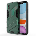 Pikkukuva 1 / 4: PC + TPU iskunkestävä kotelo iPhone X / XS:lle (Vihreä)