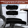 Miniatyrbild 2 av 5: 2 Kontorsstolsarmstödsöverdrag, Stretch Polyester Skyddande Kontorsstolsöverdrag Lindrar Armbågsbesvär
