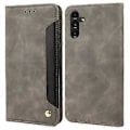 Miniatyrbild 1 av 5: Mobilfodral för Samsung Galaxy A55 5G i PU-läder, stötsäkert, plånboksdesign (Stil E)