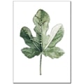 Miniatyrbild 5 av 5: Wekity Gröna Blad Väggkonst Canvas Print Poster, Enkel Vitalitet Akvarellkonst Ritning Dekoration för Hem Vardagsrum Sovrum Kontor (Set om 4 Oinramade