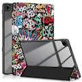 Pikkukuva 1 / 5: 3-taittuva PC-tabletin suojakotelo Samsung Galaxy Tab A9+:lle (Graffiti)