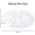 Miniatyrbillede 3 af 5: Malerpalet, 4 stk. Premium Plastmalingspaletbakker Holder til