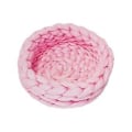 Miniatyrbillede 1 af 5: Kattepuder Seng Flere Størrelser og Farver Vinter Blød Rund Sofaseng Katteseng til Indendørs Katte Sofa Pink 30cm (30cm Pink)