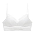 Pikkukuva 1 / 4: Matala Selkä Langaton Nosto Pitsi Rintaliivi U-Muotinen Rintaliivi Push Up Selästä Avoin Rintaliivi Syvä V Näkymätön Matala Selkä Rintaliivi (3XL Valkoinen)