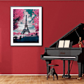 Miniatyrbild 5 av 5: DIY 5D Diamantmålning Full Drill Stitch Kit(30x40cm) -Eiffel To