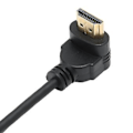 Miniatyrbillede 5 af 5: 90 Grader Op Vinklet HD Multimedia Interface Han til Han Forlænger Spiral Kabel til Computer/TV