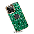 Miniatyrbild 5 av 5: Denior Krokodil-Texturerat PU-fodral för iPhone 14 Plus (Grön)