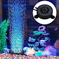 Miniatyrbillede 2 af 5: LED-akvarielys (55 mm x 20 mm), undervandsakvarielys, rund akvarieboble med automatisk