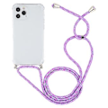 Pikkukuva 2 / 4: Neljän kulman TPU-kotelo narulla iPhone 15 Plus:lle (Violetti)
