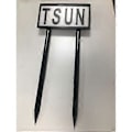 Miniatyrbillede 3 af 3: LED Solar Husnummer Lys Lampe - 28 x 18,3 x 3,2 cm