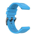 Miniatyrbilde 4 av 5: Silikonklokkearmbånd for Garmin Fenix 7S (Himmelblå)
