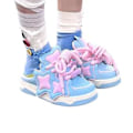 Miniatyrbillede 1 af 5: Dames Slip-On Mule Sneaker Snørebånd Slip-On Åben Bag Mule Tourguide Mule Dopamin Sommersandaler (37 Himmelblå)
