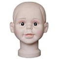 Miniatyrbilde 3 av 5: PVC Barnehode Mannequin Modell Parykker Hatt Briller Skjerf Display Stativ S(M)