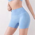Miniatyrbild 3 av 5: Helt nya träningsshorts för rumplyft, formande underkläder, yogakläder, löparshorts (L-XL Blå)